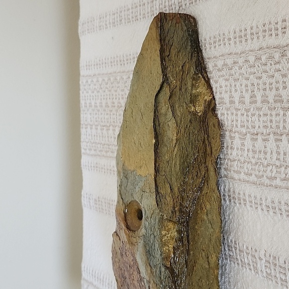 River rock oil candle, heavyweight,  genuine rock - Picture 4 of 6